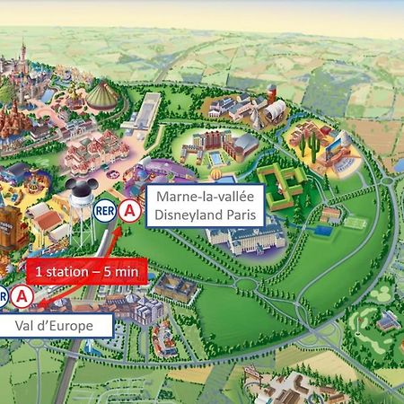 Studio Art - Shopping Center And Train Station 500M - Disneyland Paris 5Min Montévrain Exterior foto